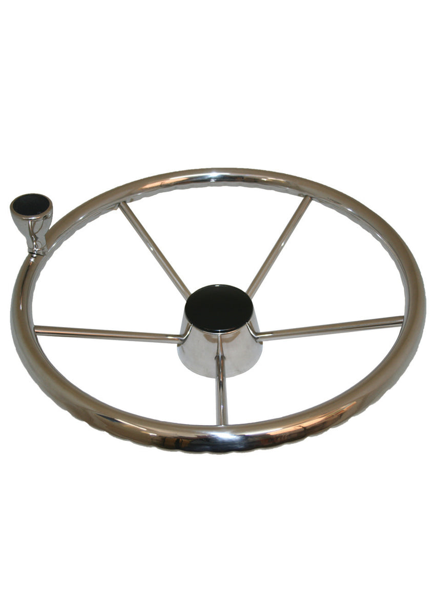 STAINLESS WHEELS - WITH CONTROL KNOB | Bosuns Locker